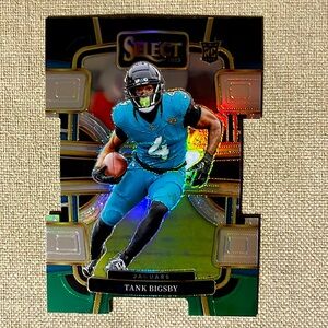 Tank Bigsby 2024 Panini Select Die Cut Jacksonville Jaguars NFL Football Card